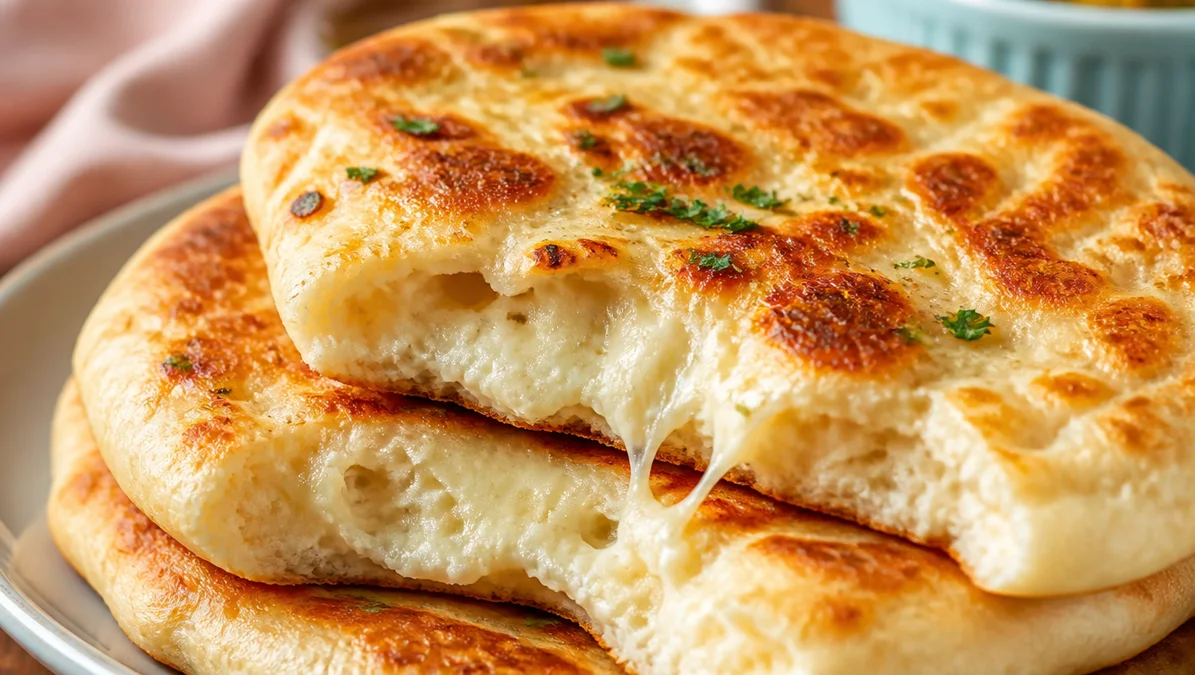 2-ingredient cottage cheese flat bread