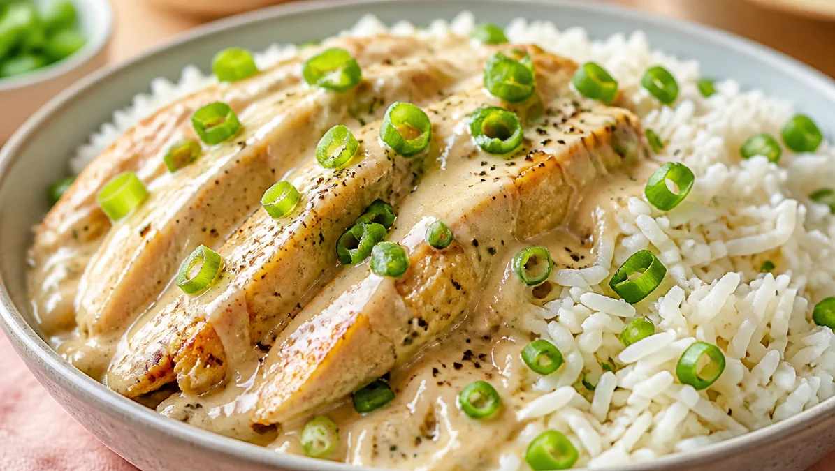 Simple Coconut Chicken Rice Bowl – High Protein Dinner