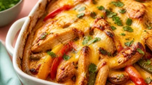 High-Protein Chicken Fajita casserole recipes for Dinner