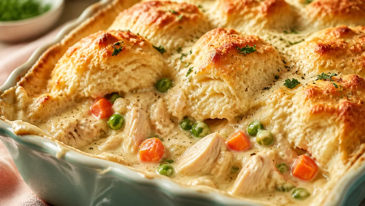 Creamy Chicken Pot Pie casserole recipes Ready in Minutes