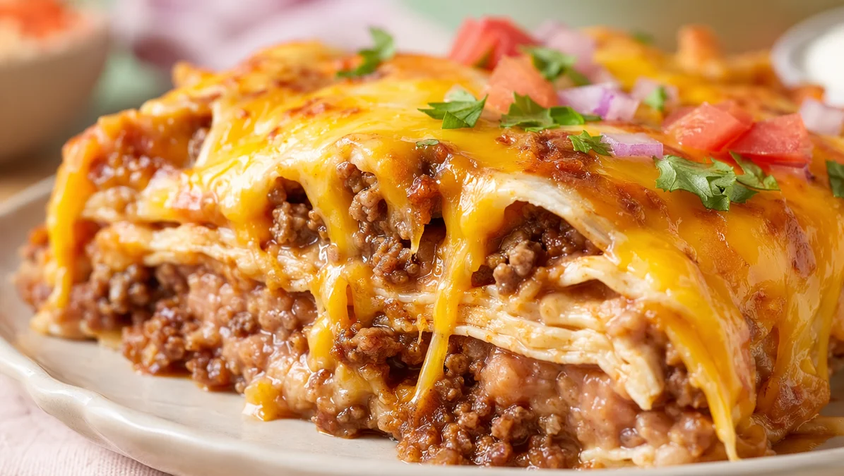 Easy Cheesy Burrito Bake