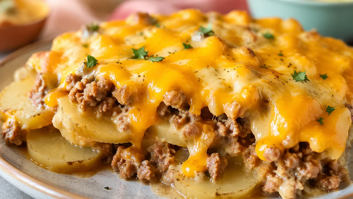 Cheesy Hobo Dinner Bake