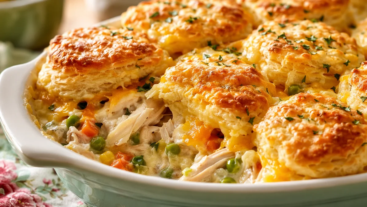 Easy Homemade Chicken Pot Pie Casserole Recipe