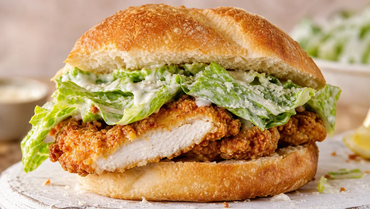 Crunchy Caesar Chicken Sandwich