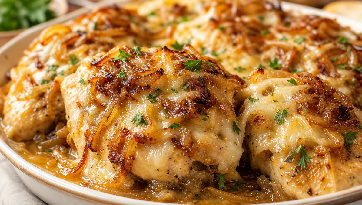 Caramelized Onion Chicken Dinner