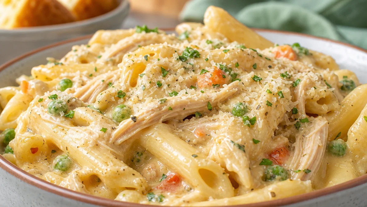 Slow Cooker Chicken Pasta