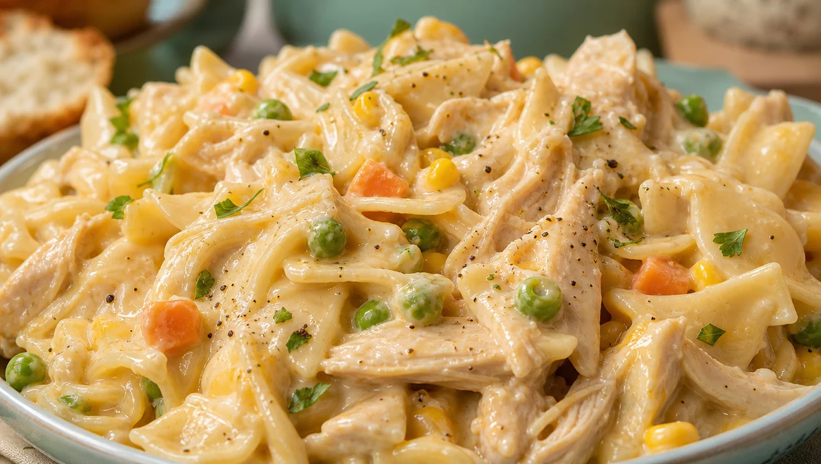 Creamy Chicken Pot Pie Pasta