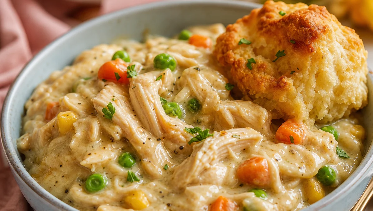 Slow Cooker Chicken Pot Pie