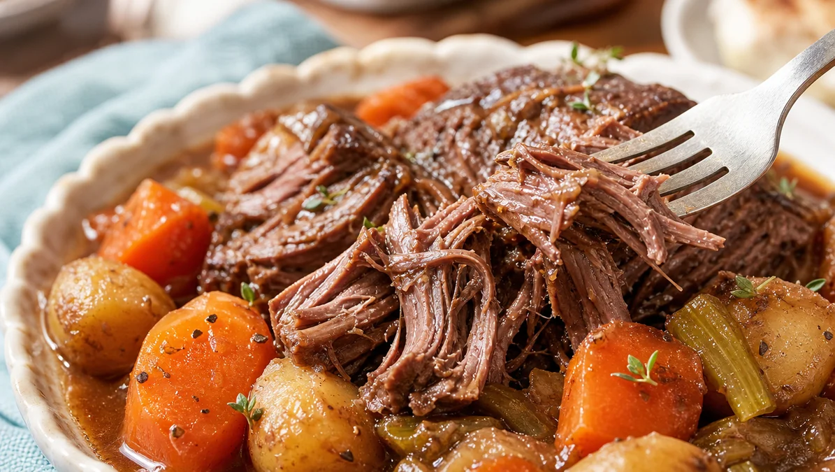 Yummy Slow Cooker Pot Roast Recipe (Super Easy Family Dinner Idea!)