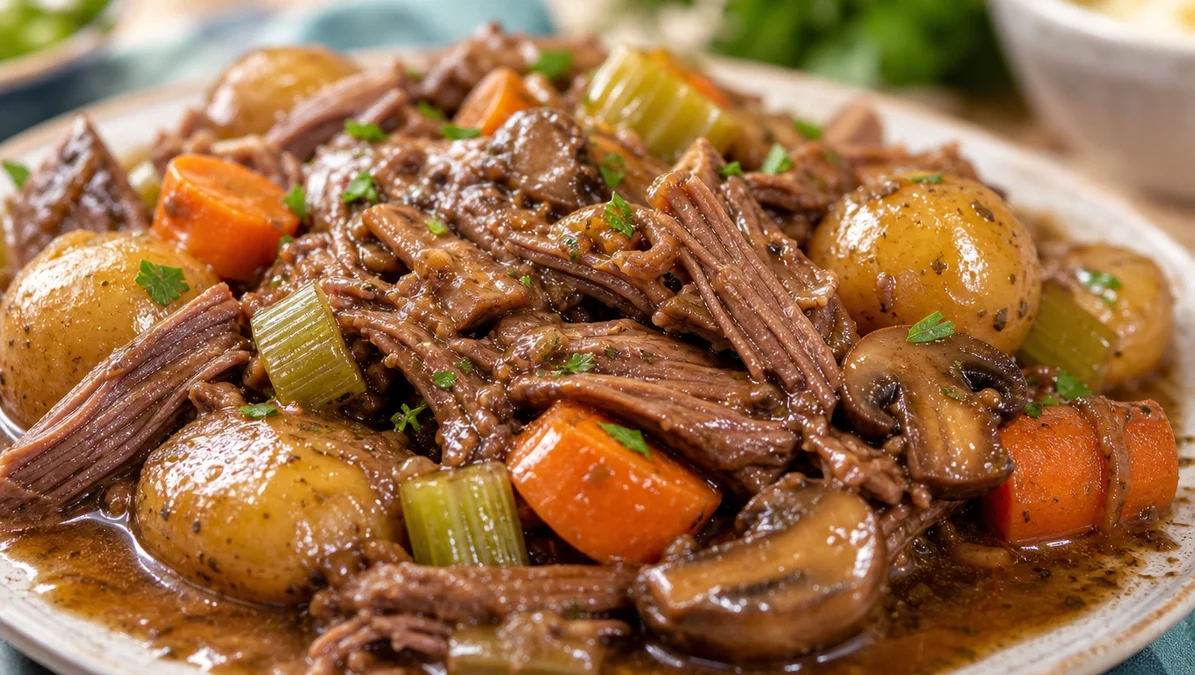 Easy Crockpot Beef Dinner