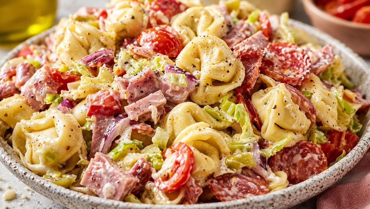 Italian Grinder Tortellini Salad