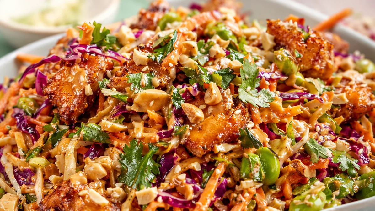 Thai Peanut Chicken Crunch