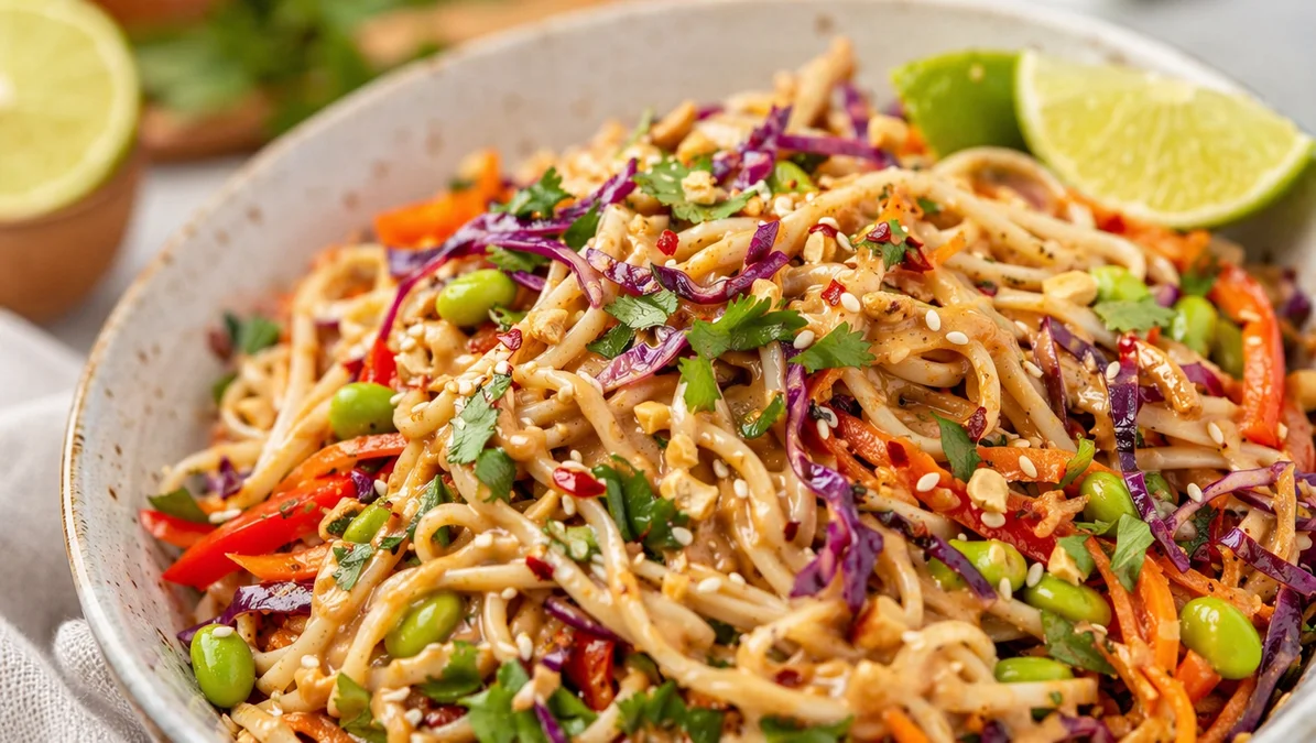 BEST Thai Noodle Salad - Eat With Clarity
