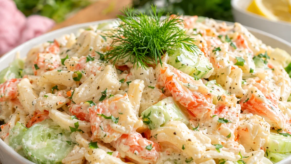 Creamy Crab Salad Meal