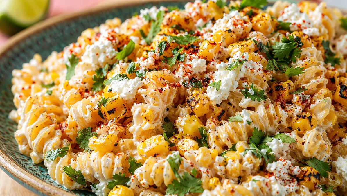 Grilled Corn Elote Pasta Salad Greek Yogurt