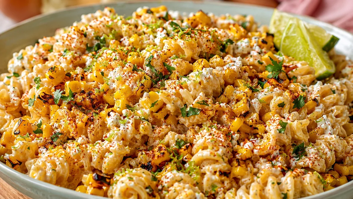Smoky Elote Pasta Salad