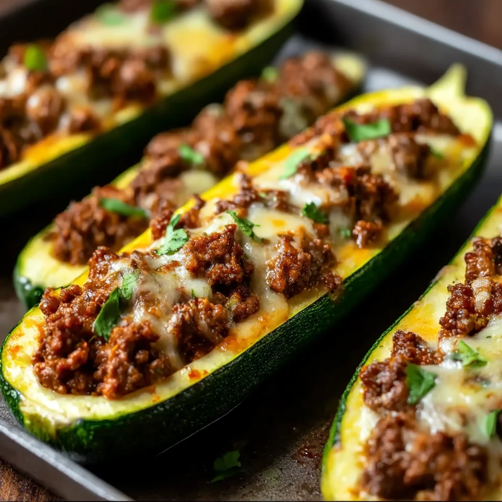 Ground Beef Zucchini Boats – Low-Carb 35-Minute Dinner