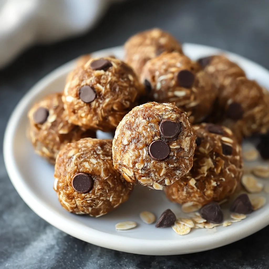 Healthy No Bake Protein Balls (Cookie Dough Taste)