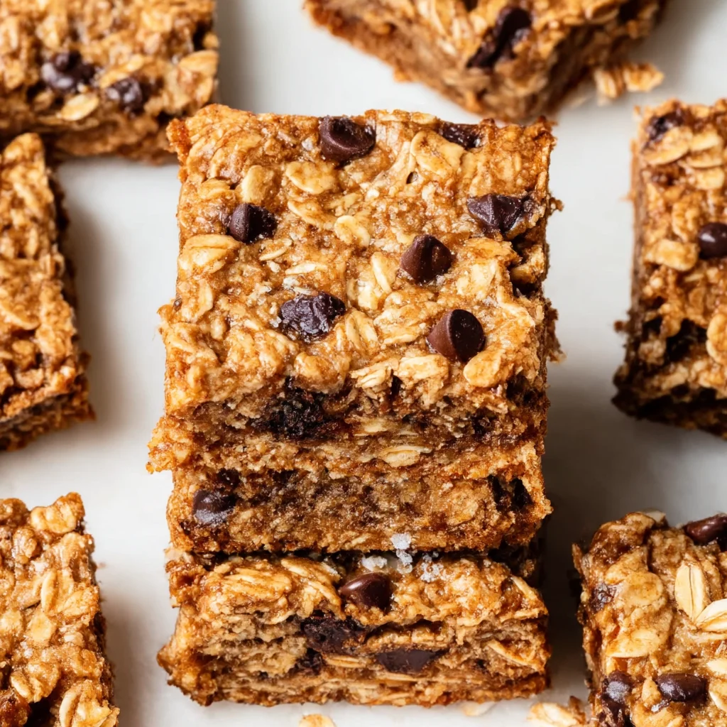 5-Ingredient Oatmeal Cookie Bars Kids Snack