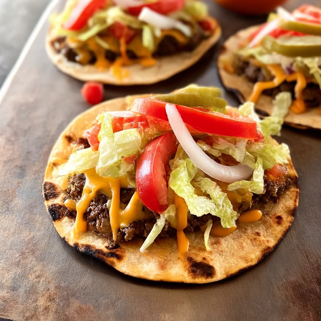 Cheap Smashed Cheeseburger Tacos Easy Dinner