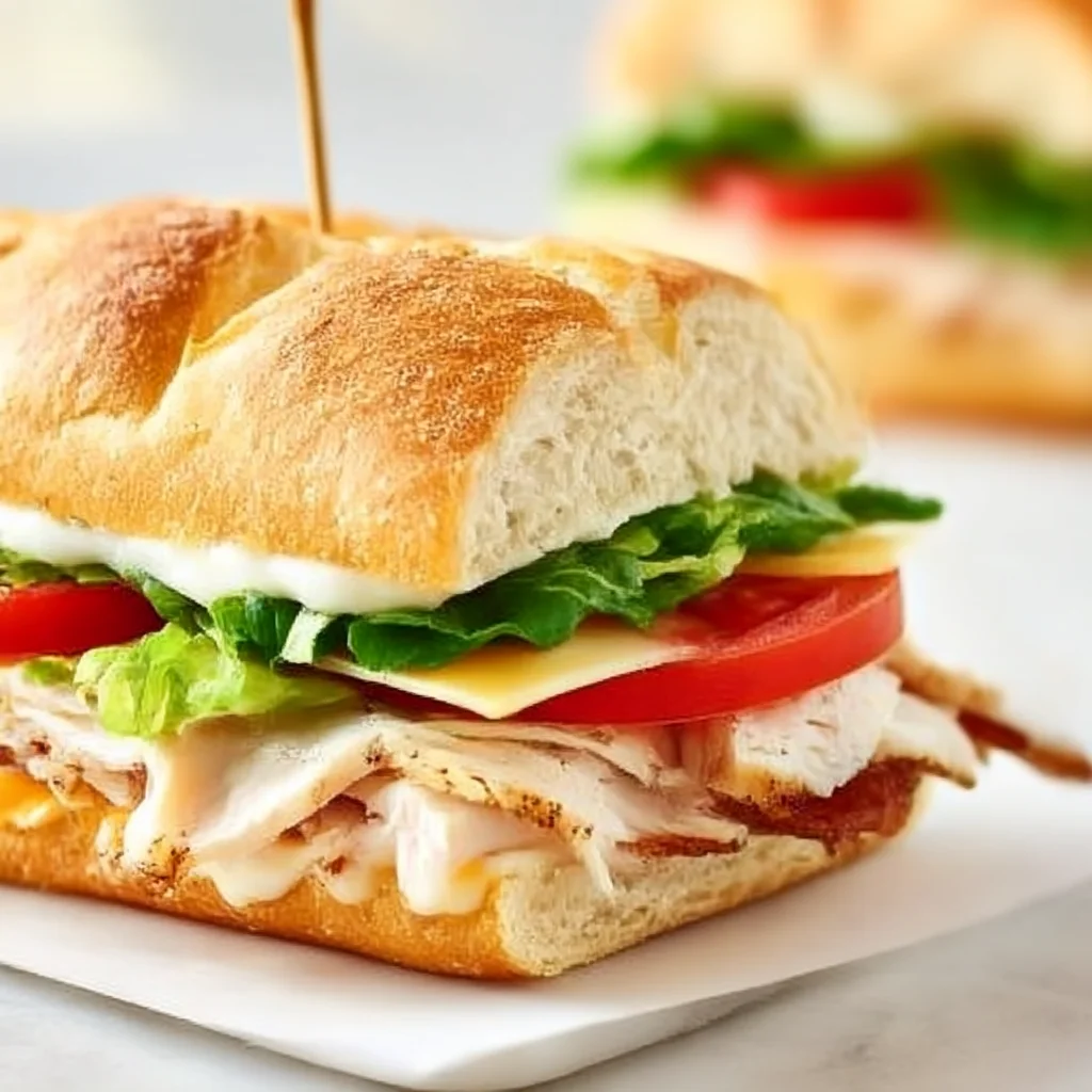 Chicken Caesar Sandwiches for a Quick Lunch