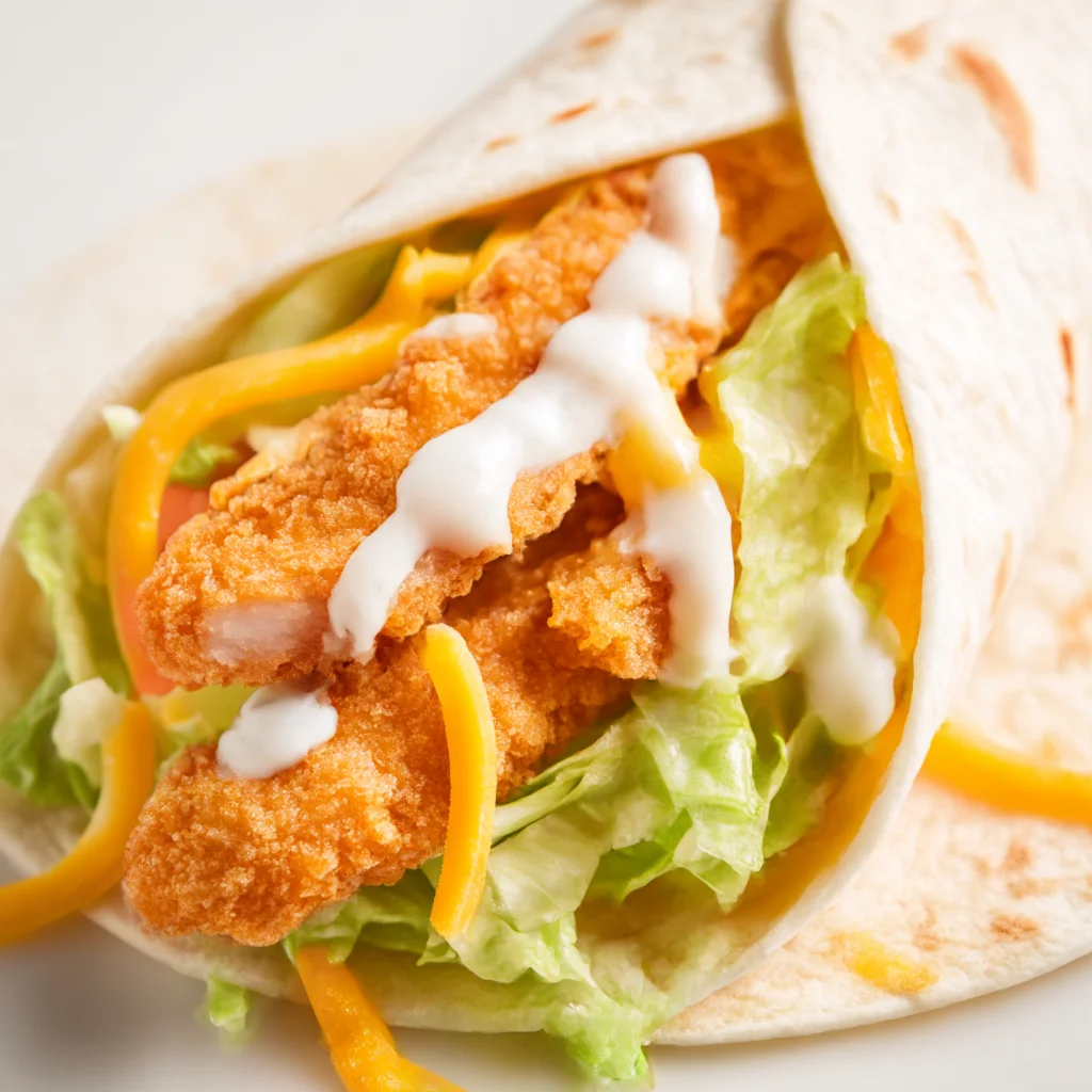 McDonald's Crispy Chicken Ranch Snack Wrap Copycat in 15 Minutes