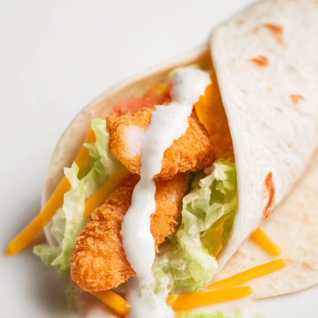 15-Minute Chicken Ranch Wrap Easy Dinner