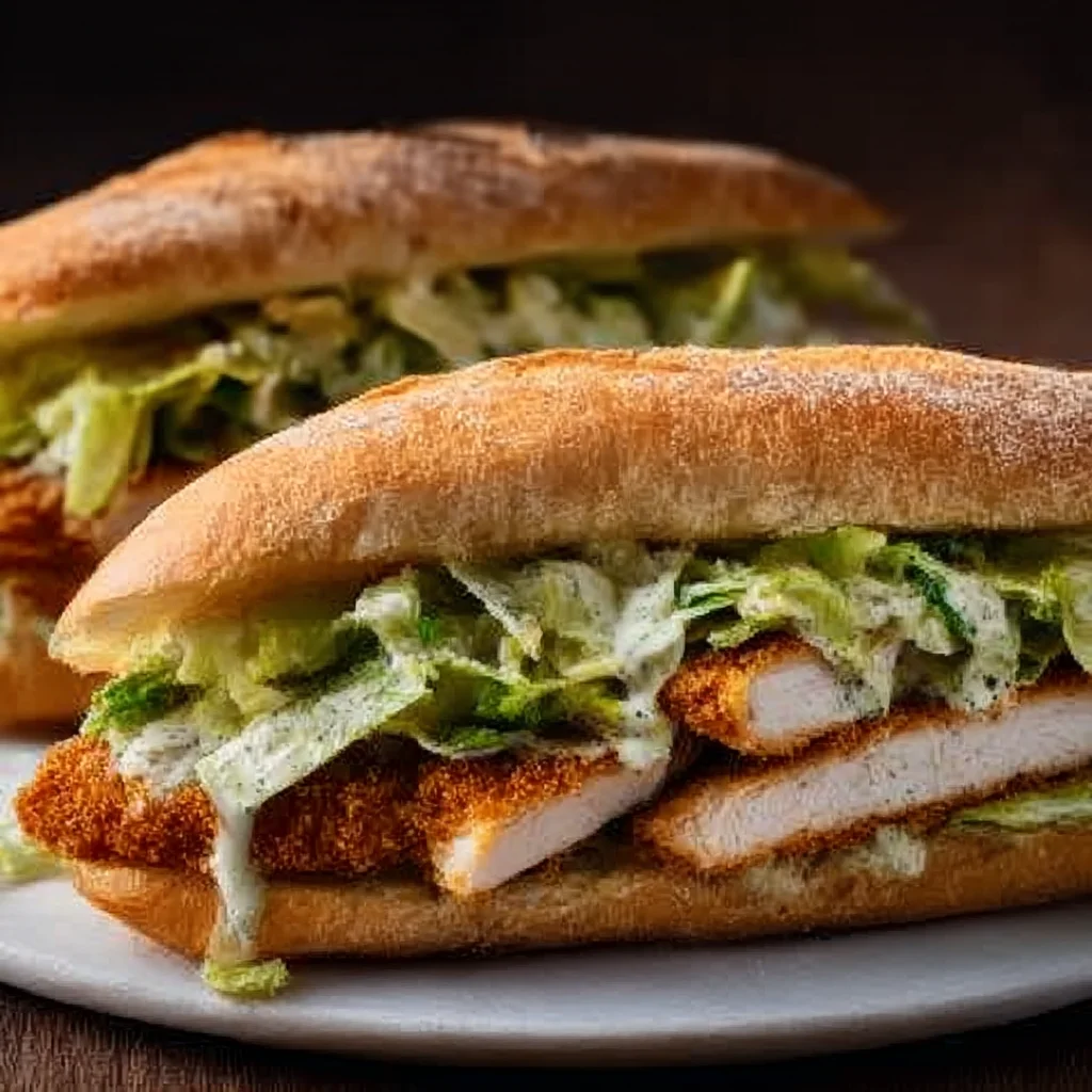 30-Minute Chicken Caesar Sandwich Family Dinner
