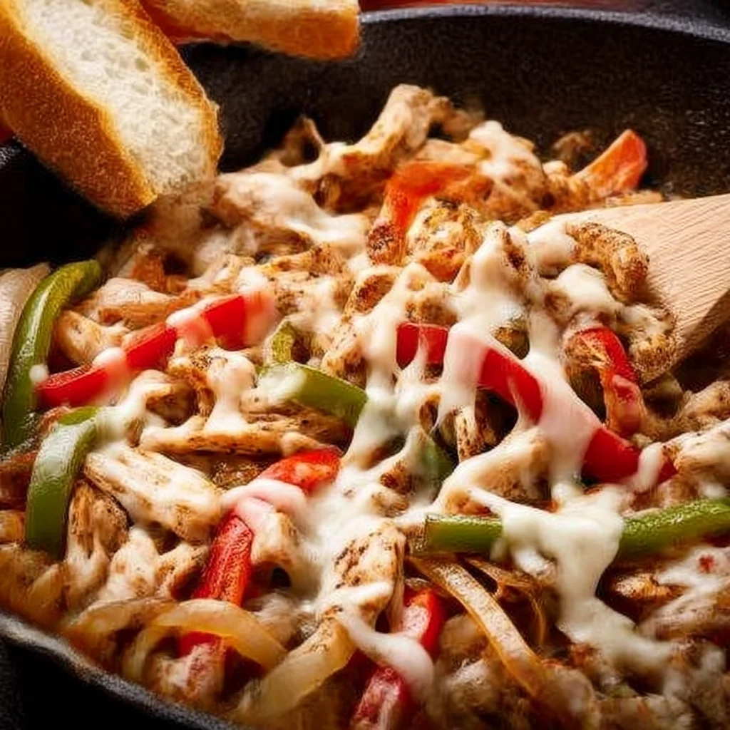 Chicken Cheesesteak Skillet Recipe | One-Pan Dinner