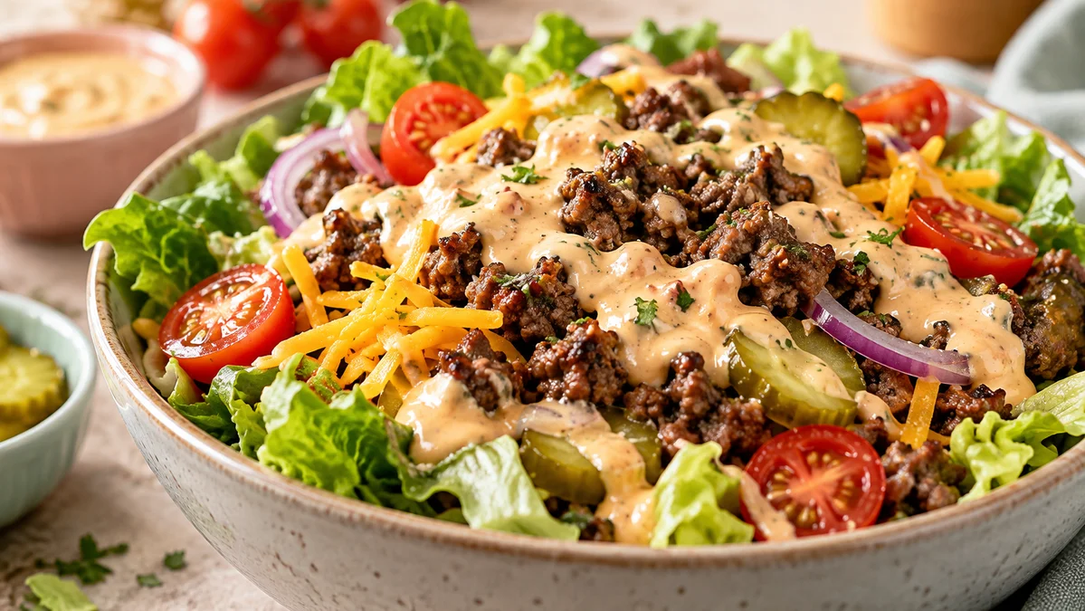 Quick Healthy Burger Bowl Recipe for Weeknight Dinner
